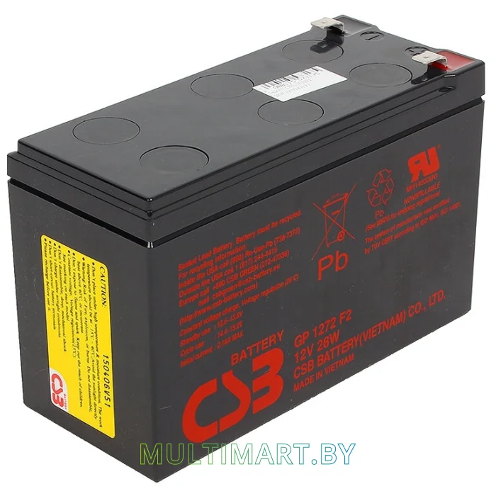 Аккумулятор для ИБП CSB Battery GP1272 F2 (12В/7.2 А·ч)